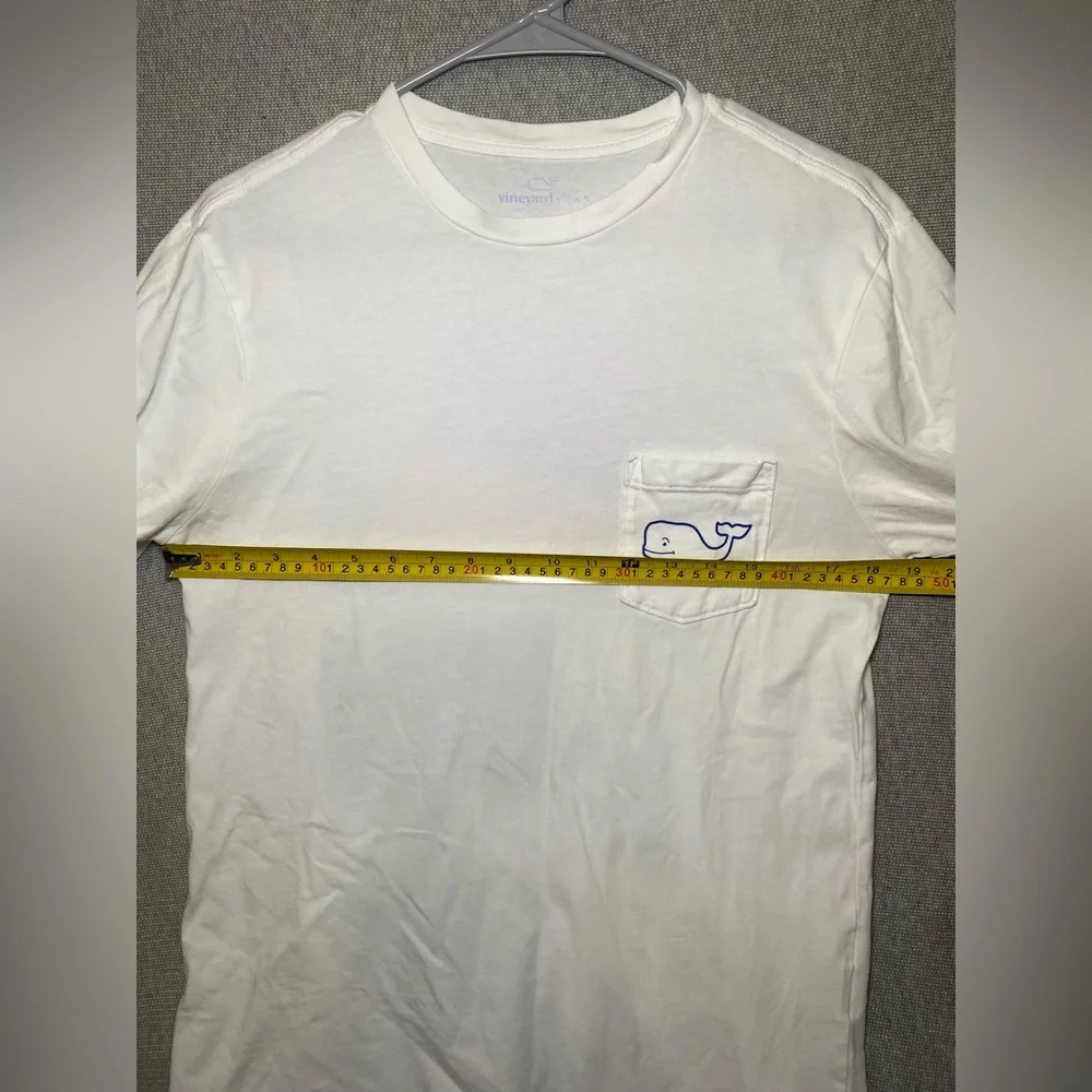 Vineyard Vines Men Short Sleeve Pocket Crew Neck Tee T-Shirt "FLAG SAILS" XS - Picture 6 of 9